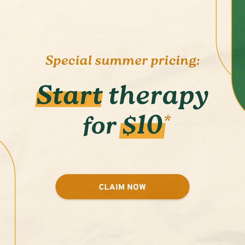 Special Summer Pricing: Start Therapy for $10*