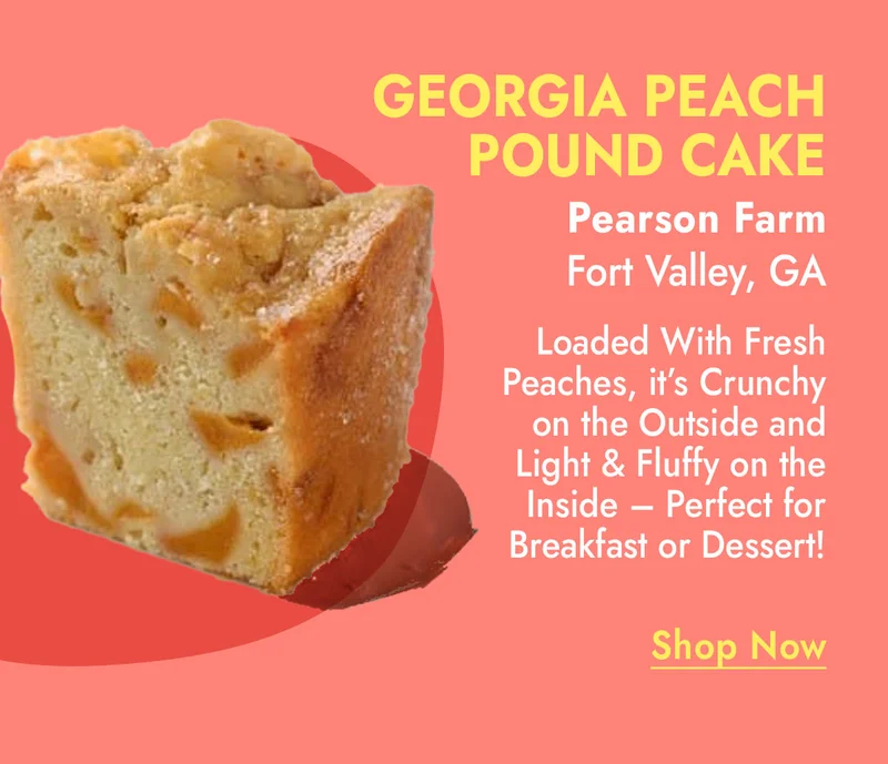 Peach pound cake