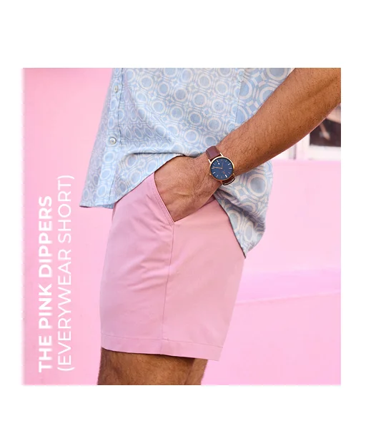Everywear Performance Short: The Pink Dippers 6"
