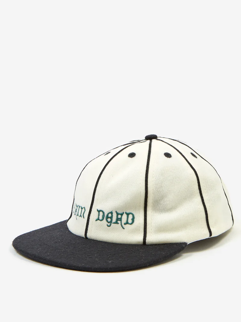 Image of Brain Dead Wool Flannel 8 Panel Hat - Natural