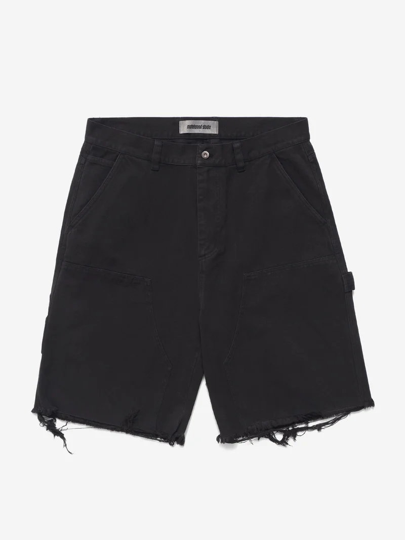 Image of Metalwood Cutt Off Carpenter Short - Black