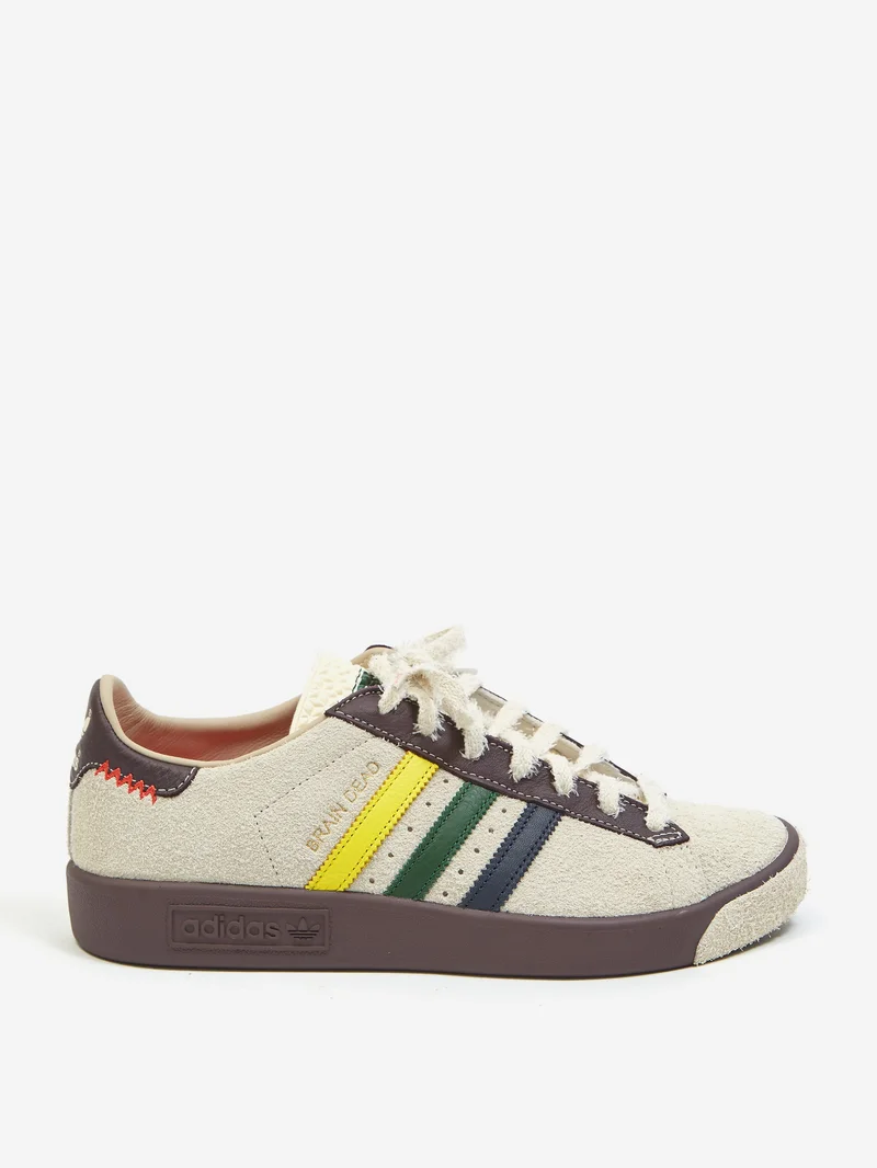 Image of Adidas x Brain Dead Forest Hills - Crew White/Panton/Night Red