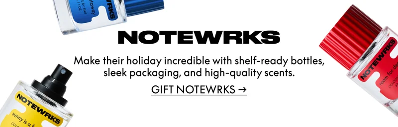 Make their holiday incredible with shelf-ready bottles, sleek packaging, and high-quality scents. Get Notewrks
