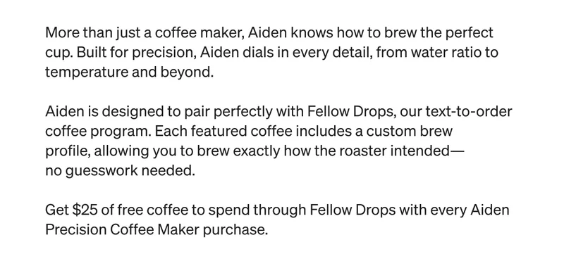 Aiden knows how to brew the perfect cup.