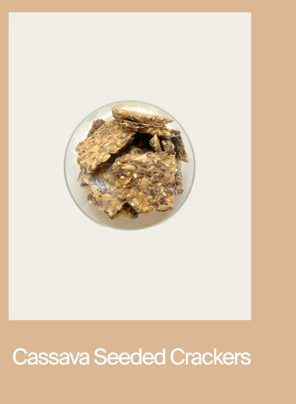 Cassava Seeded Crackers
