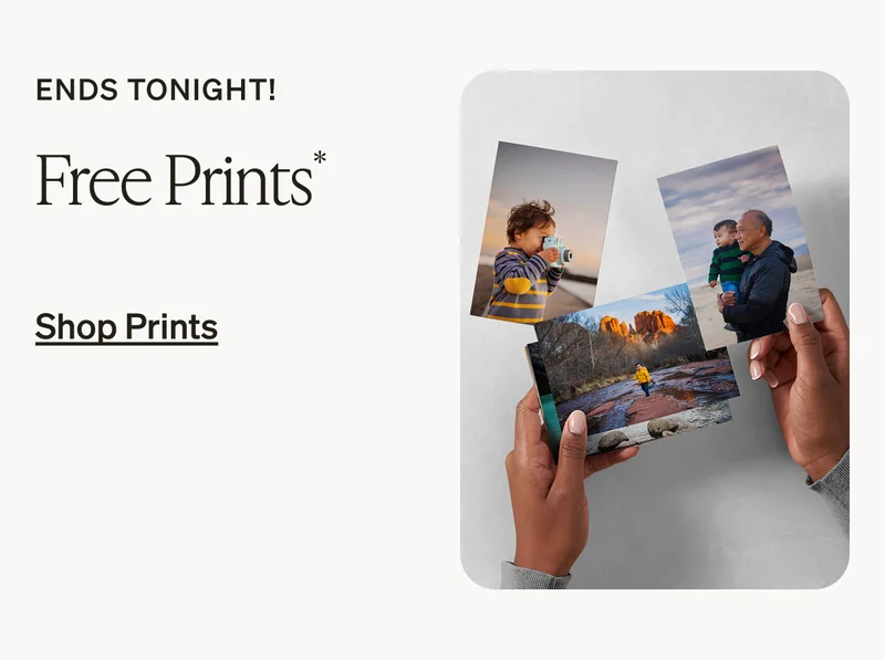 50% Off Qualified Orders, Free Prints