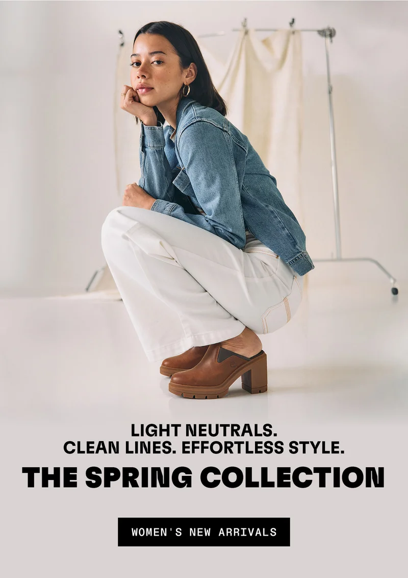 Light neutrals. Clean lines. Effortless style. The Spring collection. Women's New Arrivals.