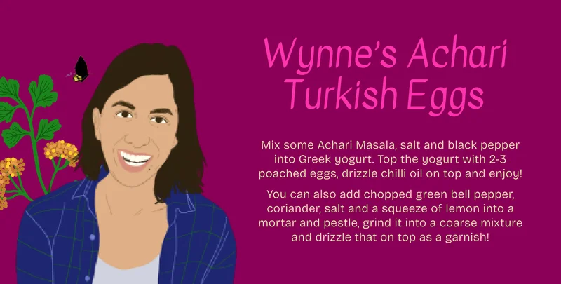 Wynne's Achari Turkish Eggs
