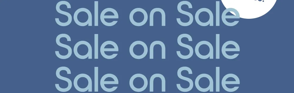 Sale on Sale