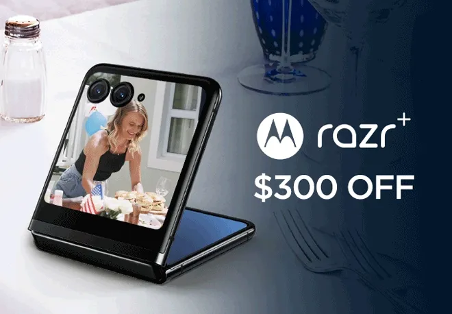 $300 OFF motorola razr+ 2023