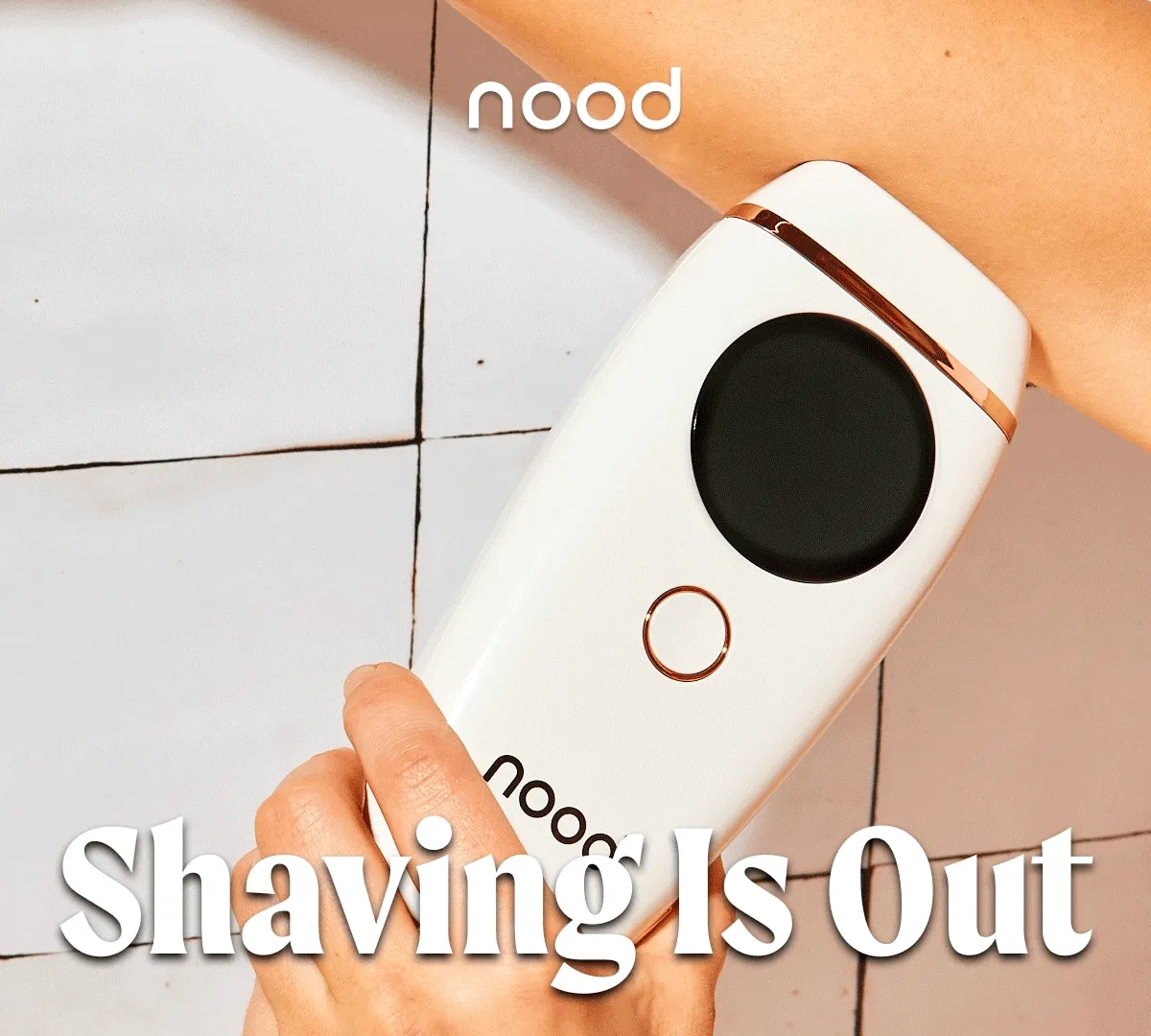 Shaving is out.
