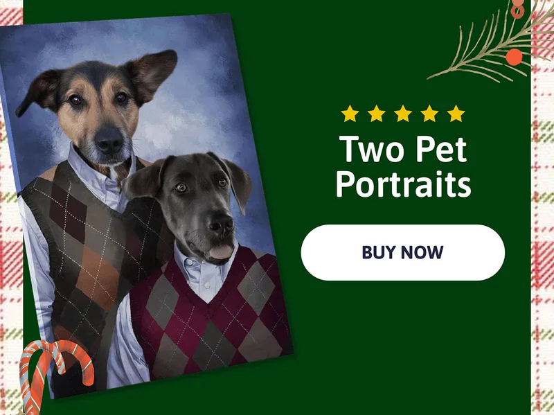 SHOP TWO PET PORTRAITS