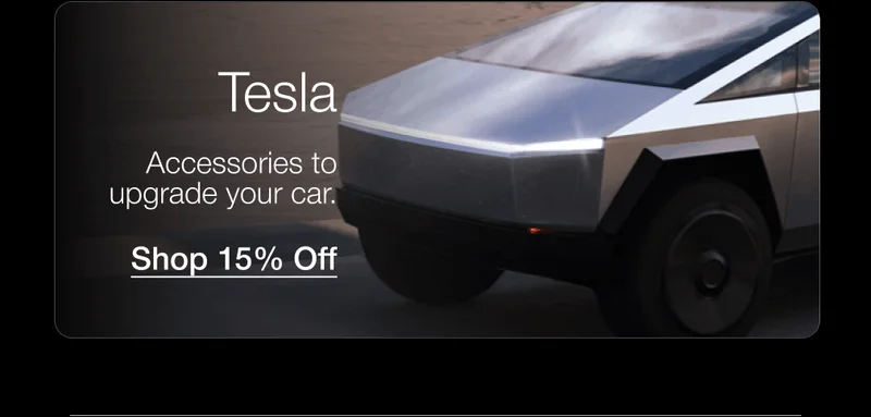 Tesla Accessories to upgrade your car.