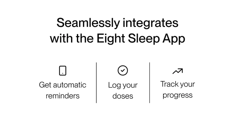 Seamlessly integrates with the Eight Sleep App