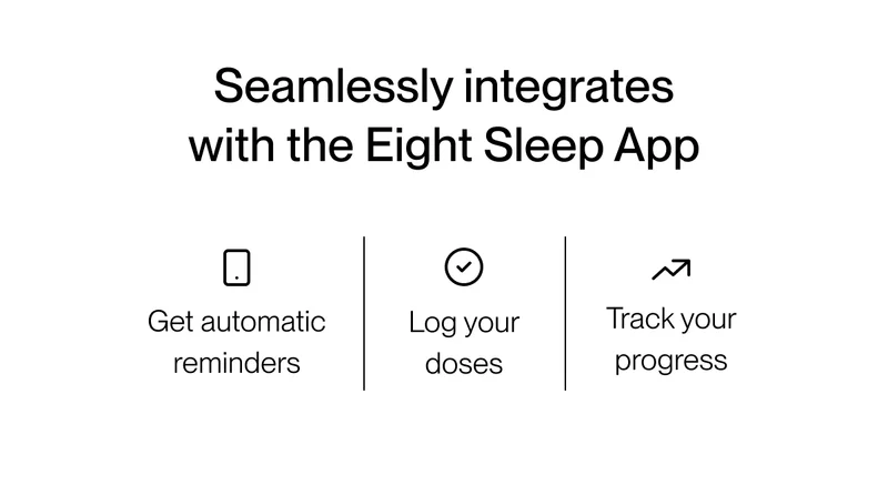 Seamlessly integrates
with the Eight Sleep App Seamlessly integrates
with the Eight Sleep App