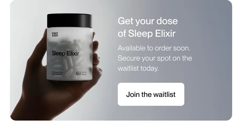 Get your dose of Sleep Elixir Available to order soon. Secure your spot on the waitlist today.