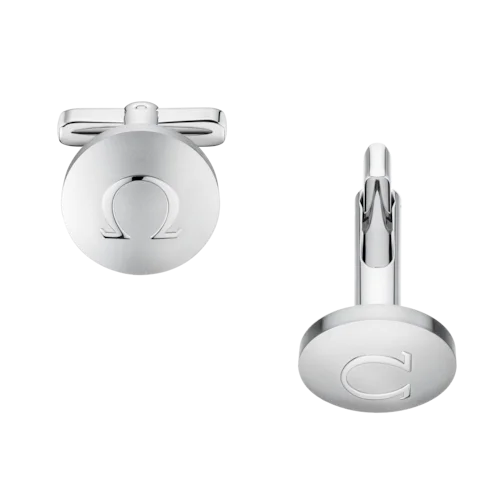Omegamania Cufflinks, stainless steel