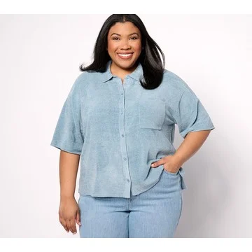 Barefoot Dreams CozyChic Ultra Lite Short Sleeve Shirt