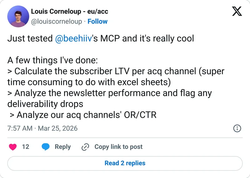 Tweet screenshot