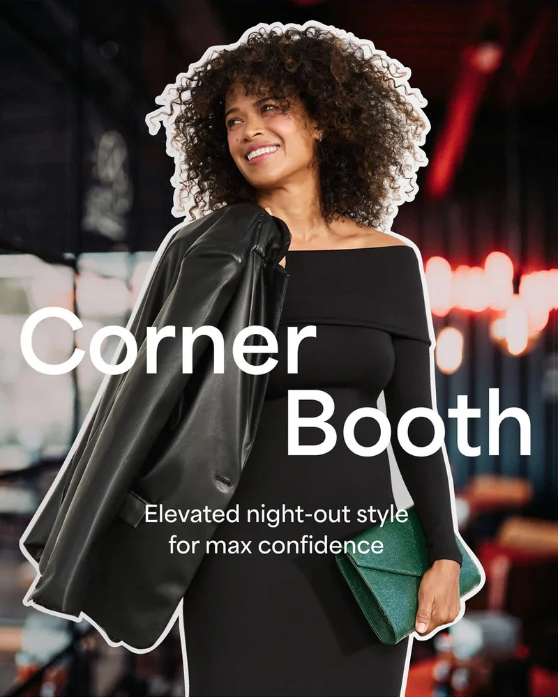 Corner Booth - Elevated night-out style for max confidence