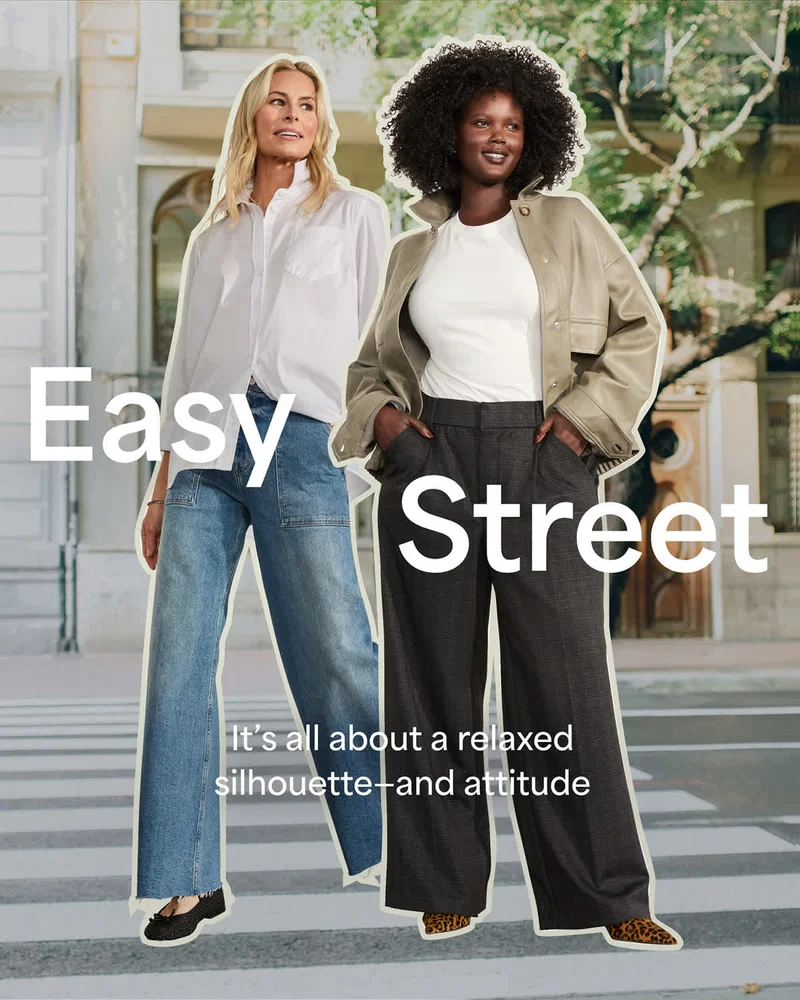 Easy Street - It’s all about a relaxed silhouette—and attitude
