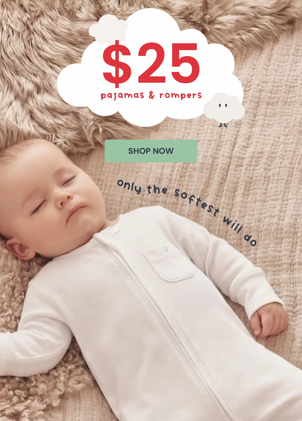 $25 sleepsuits & PJs