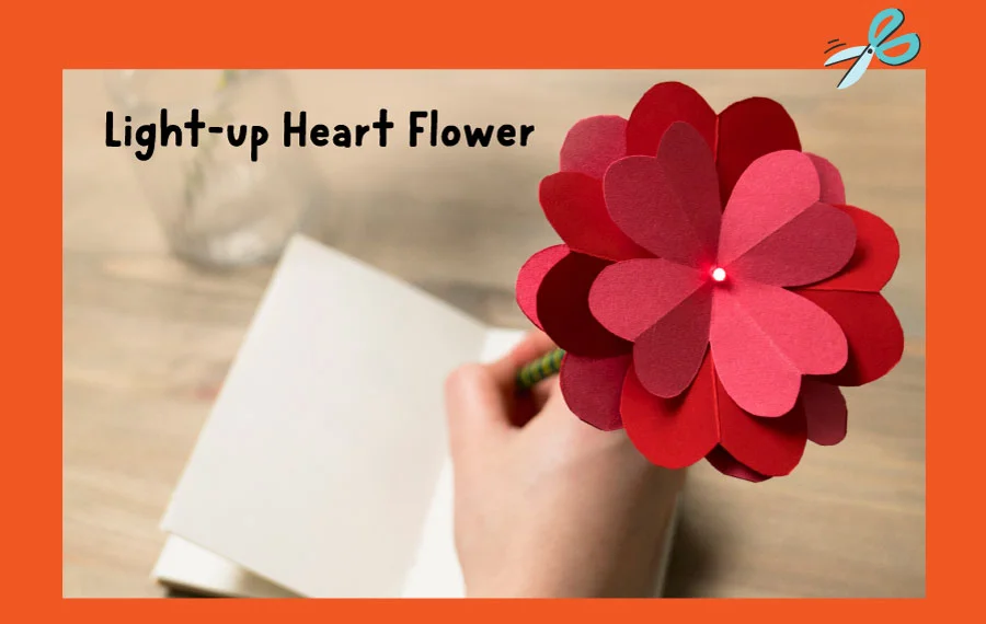 Light-up Heart Flower