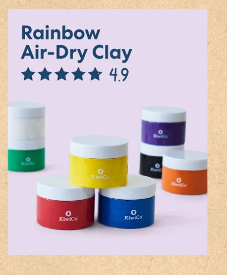 Rainbow Air-Dry Clay