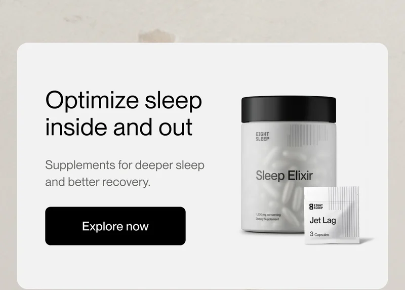 Optimize sleep inside and out