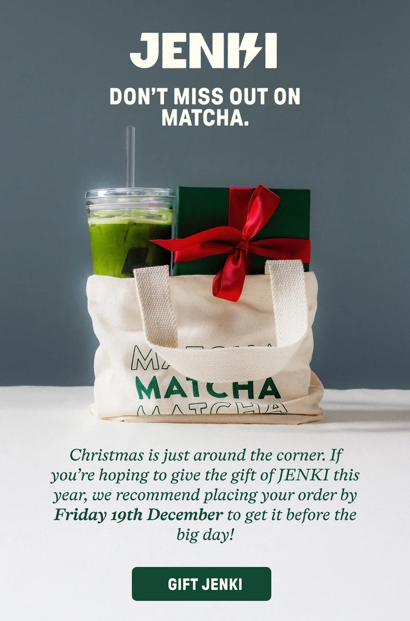 Don't miss out on matcha