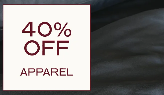 Shop 40% off apparel