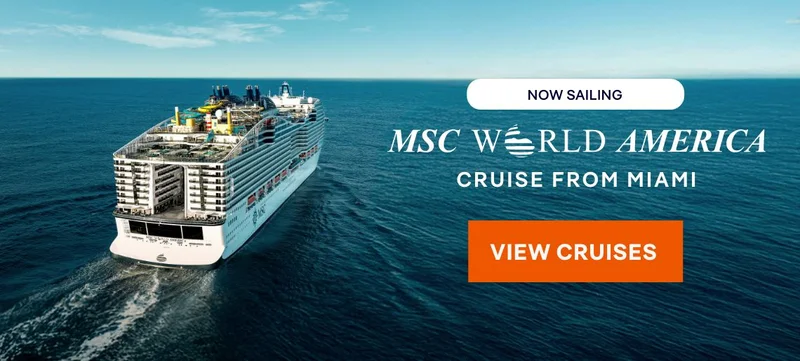 MSC&nbsp;World America – Click to View Cruises & Book Now