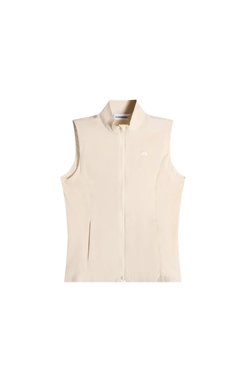 Image of Thorine Wind Packable Vest / Moonbeam