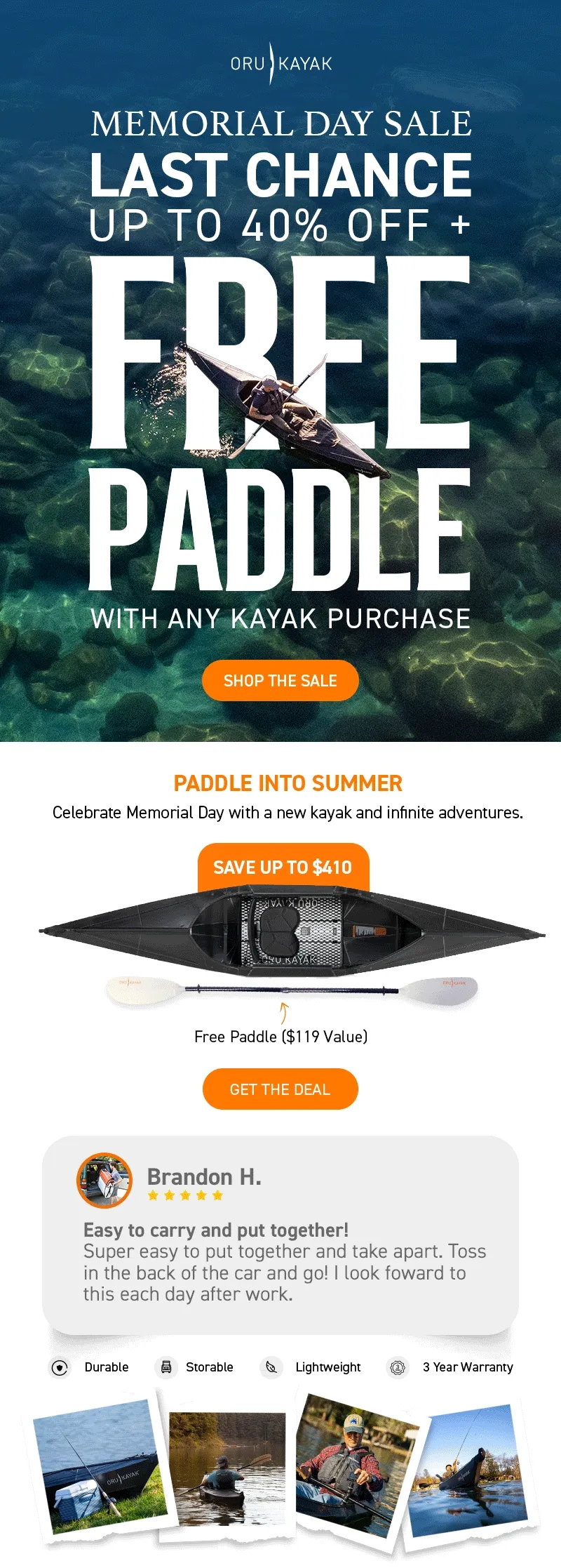Memorial Day Sale: Up to 40% Off Sitewide