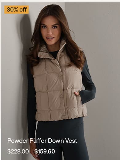 Powder Puffer Down Vest