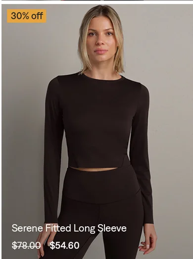 Serene Fitted Long Sleeve