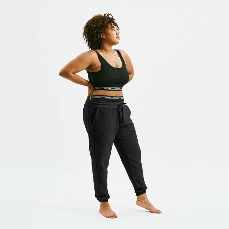Image of Inside Out French Terry Jogger - Black