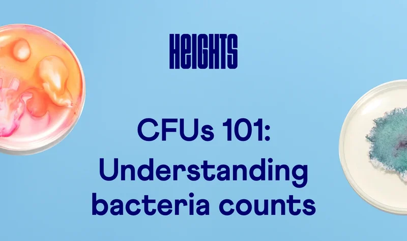 CFUs 101: Understanding bacteria counts
