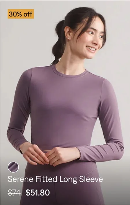 Serene Fitted Long Sleeve