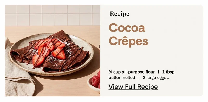 Cocoa Crepes