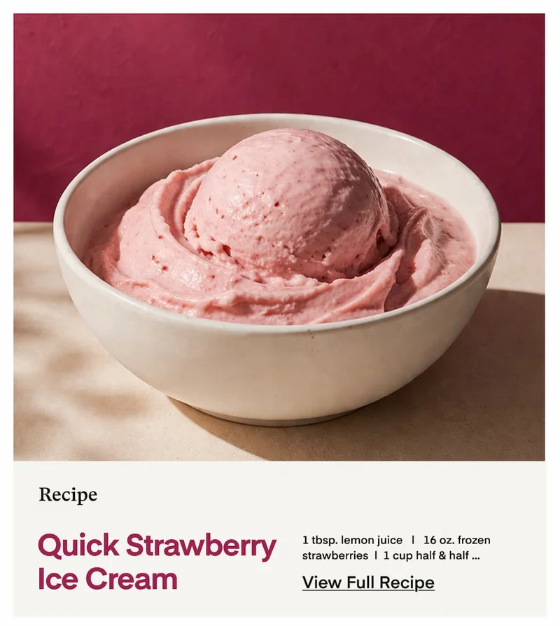 Strawberry Ice Cream