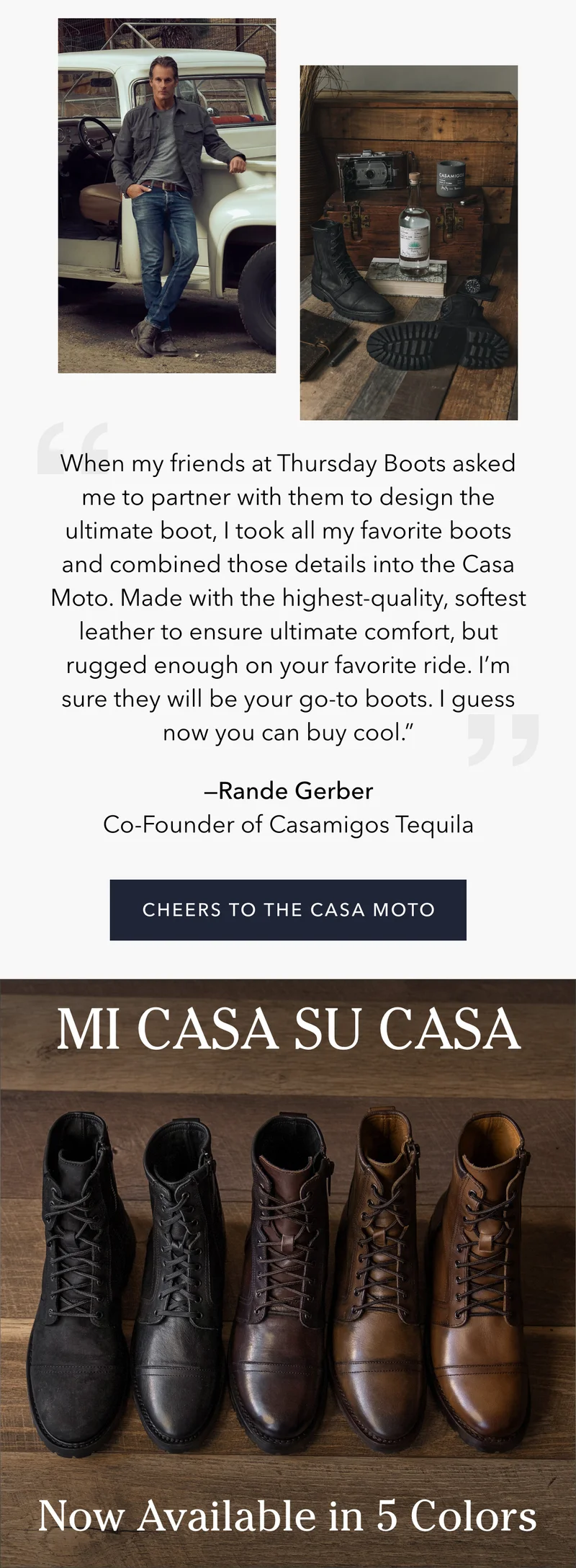 Cheers to the Casa Moto