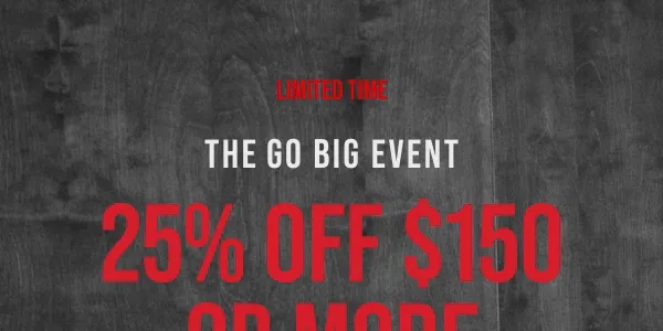 25% off $150+ Gif
