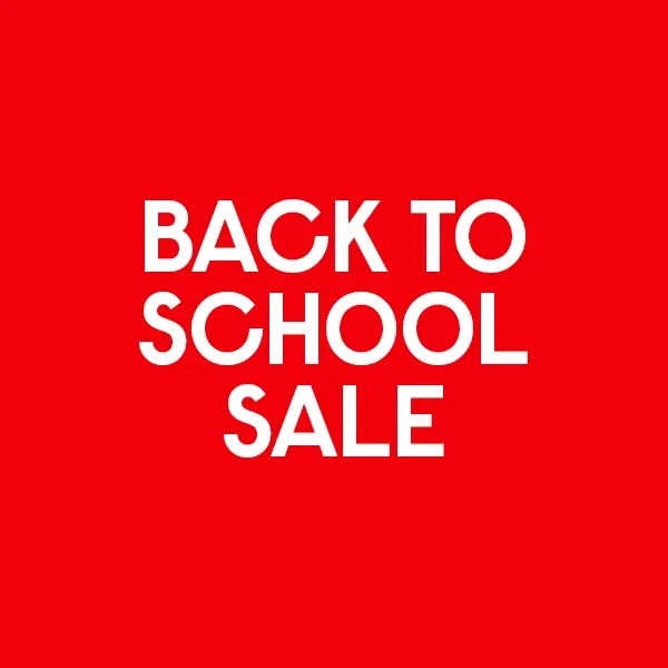 Back to School Sale!
