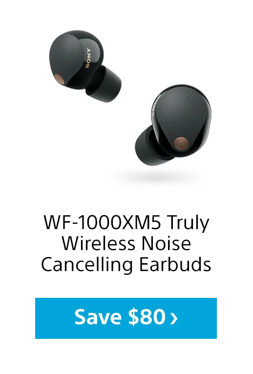WF-1000XM5 Truly Wireless Noise Cancelling Earbuds | Save