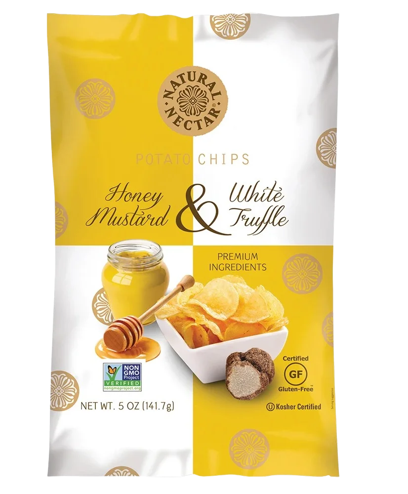 Image of Natural Nectar Honey Mustard and White Truffle Potato Chips