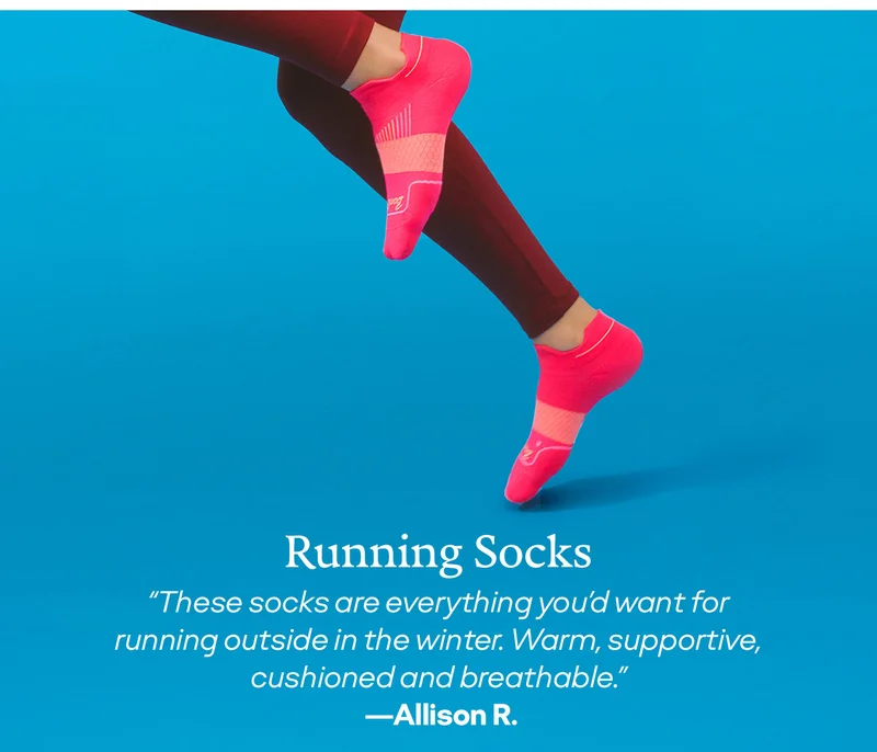 Running Socks | “These socks are everything you'd want for running outside in the winter. Warm, supportive, cushioned and breathable.” —Allison R.