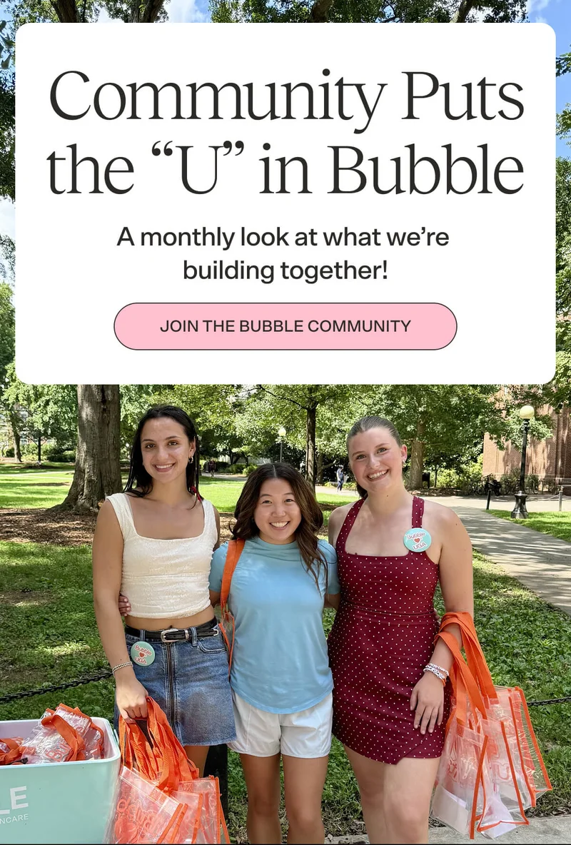 Community puts the U in Bubble