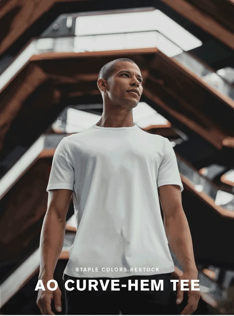 Staple Colors Restock: AO Curve-Hem Tee
