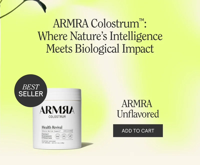 ARMRA Colostrum™: Where Nature's Intelligence Meets Biological Impact